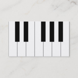 Visitekaartje Piano Keys