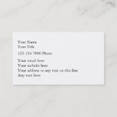 Visitekaartje Piano Keys (Achterkant)