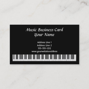 Visitekaartje Piano Keys