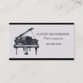 Visitekaartje Piano Lessons (Voorkant)