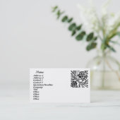 Visitekaartje Pijn Tree (Staand voorkant)