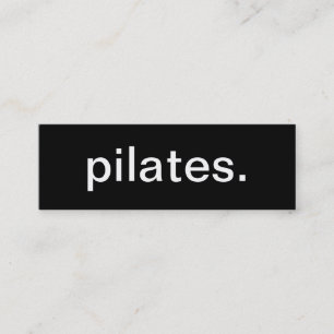 Visitekaartje Pilates