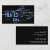 Visitekaartje PILATES Instructor (Voorkant / Achterkant)