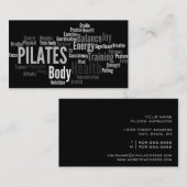 Visitekaartje PILATES Instructor (Voorkant / Achterkant)
