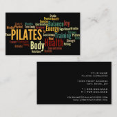Visitekaartje PILATES Instructor (Voorkant / Achterkant)