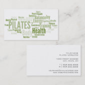 Visitekaartje PILATES Instructor (Voorkant / Achterkant)