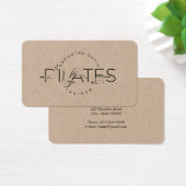 Visitekaartje Pilates Instructor Pilates (Bureau)