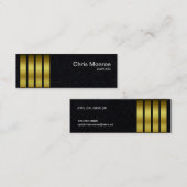 Visitekaartje "Pilot Stripes" —  (Voorkant / Achterkant)