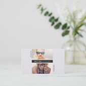 Visitekaartje Pinstripe Stylist (Staand voorkant)