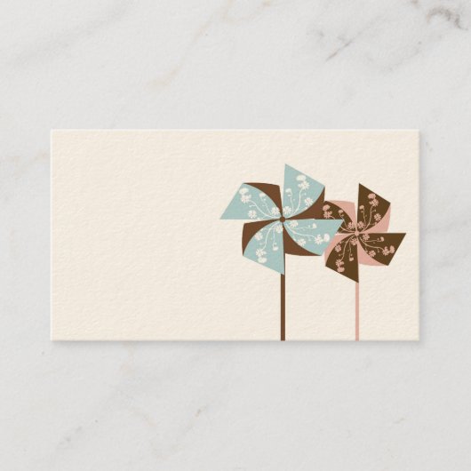 Visitekaartje Pinwheels (Voorkant)