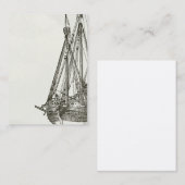 Visitekaartje Pirate Ship Illustration (Voorkant / Achterkant)