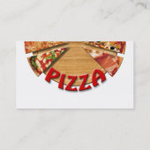 visitekaartje Pizza op de snijplaat (Achterkant)
