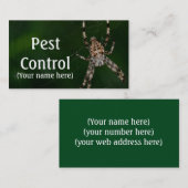 Visitekaartje/plaagbestrijding Visitekaartje (Voorkant / Achterkant)