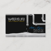 Visitekaartje Plumber Plumbing Service (Voorkant)