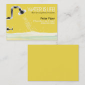 Visitekaartje Plumber Plumbing Service (Voorkant / Achterkant)