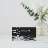 Visitekaartje Plumber Plumbing Service (Staand voorkant)