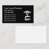 Visitekaartje Plumber Services (Voorkant / Achterkant)