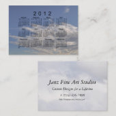 visitekaartje Pocket Calendar 2012 (Voorkant / Achterkant)