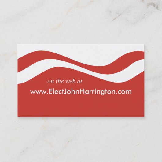 Visitekaartje politieke campagne (stemming) (Achterkant)