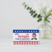 Visitekaartje politieke campagne (stemming) (Staand voorkant)