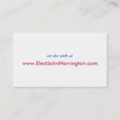 Visitekaartje politieke campagne (stemming) (Achterkant)