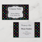 visitekaartje Polka Dot (Voorkant / Achterkant)