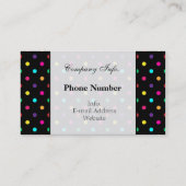 visitekaartje Polka Dot (Achterkant)