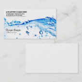 Visitekaartje Pool Cleaning Service (Voorkant / Achterkant)