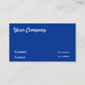 Visitekaartje poolwater (Achterkant)