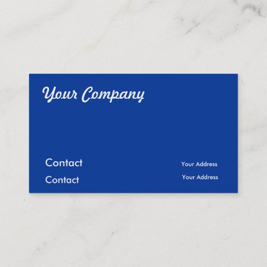 Visitekaartje poolwater (Achterkant)