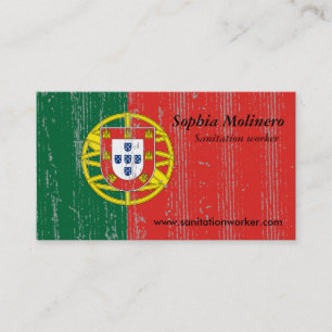 Visitekaartje Portugese vlag