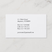 Visitekaartje Portugese vlag (Achterkant)