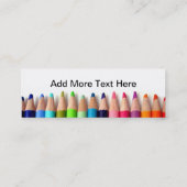 Visitekaartje potlood (Achterkant)