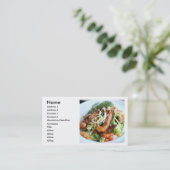 Visitekaartje Prawn Salad (Staand voorkant)