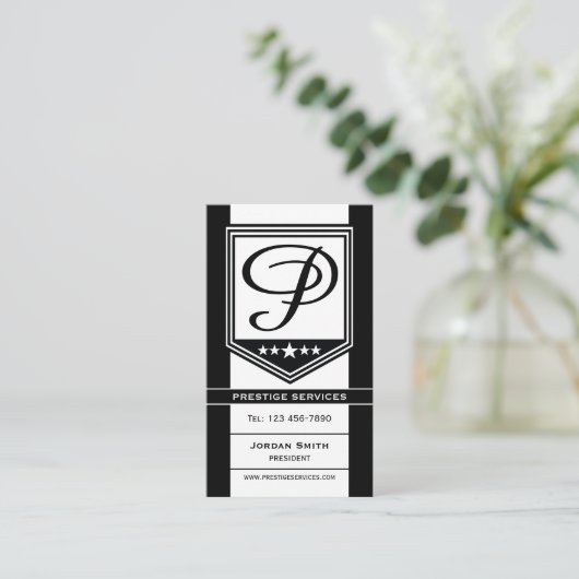 Visitekaartje Prestige (Staand voorkant)