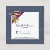 Visitekaartje primitieve sterren (Achterkant)