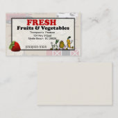 Visitekaartje produceren (Voorkant / Achterkant)