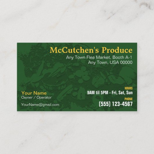 Visitekaartje produceren (Voorkant)