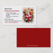 Visitekaartje: Professional Santa Visitekaartje (Voorkant / Achterkant)