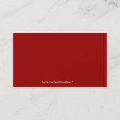 Visitekaartje: Professional Santa Visitekaartje (Achterkant)