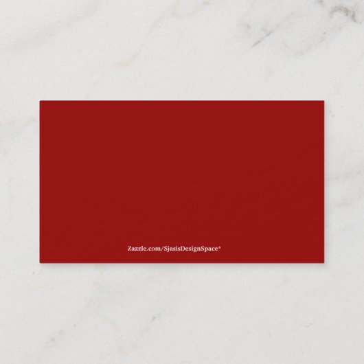 Visitekaartje: Professional Santa Visitekaartje (Achterkant)