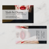 Visitekaartje ProfessionalNail-technicus (Voorkant / Achterkant)