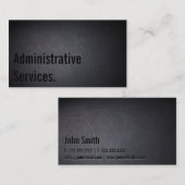 Visitekaartje Professionele administratieve dienst (Voorkant / Achterkant)