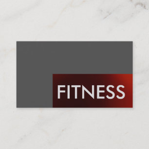 Visitekaartje Professionele fitness sport aanpasse