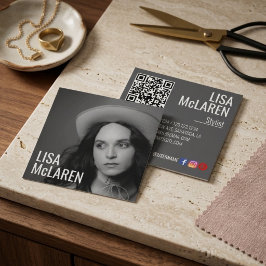 Visitekaartje - Professionele foto en QR-code