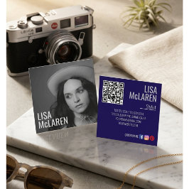 Visitekaartje - Professionele foto en QR-code