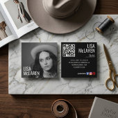 Visitekaartje - Professionele Foto & QR Code