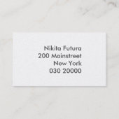 visitekaartje professionele geometrische patronen (Achterkant)