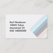 visitekaartje professionele geometrische patronen (Achterkant)