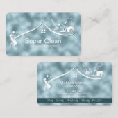 Visitekaartje professionele schoonmaakbeurten (Voorkant / Achterkant)